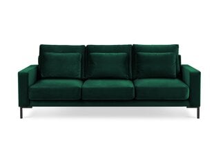 Trivietė aksominė sofa Interieurs86 Seine, žalia kaina ir informacija | Sofos | pigu.lt