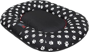 Hobbydog лежак Ponton Prestige, XXXL, Black Paws, 130x100 см цена и информация | Лежаки, домики | pigu.lt