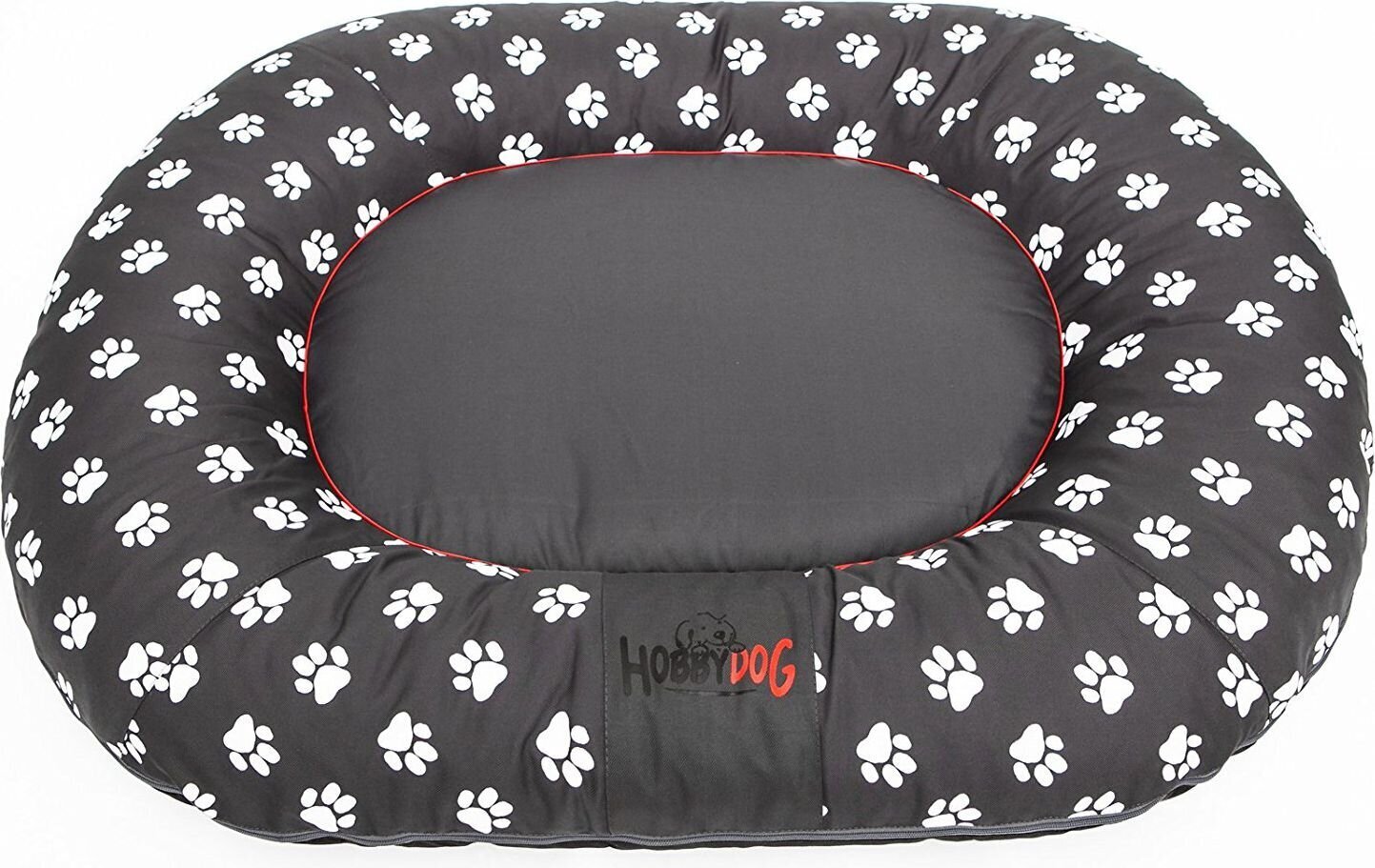 Hobbydog guolis Ponton Prestige, XXXL, Grey Paws, 130x100 cm kaina ir informacija | Guoliai, pagalvėlės | pigu.lt