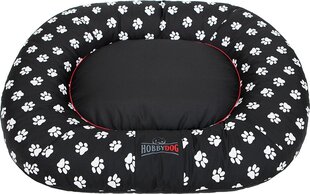 Hobbydog лежак Ponton Prestige, XXL, Black Paws, 120x100 см цена и информация | Лежаки, домики | pigu.lt