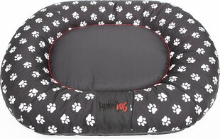 Hobbydog лежак Ponton Prestige, XXL, Grey Paws, 120x100 см цена и информация | Лежаки, домики | pigu.lt