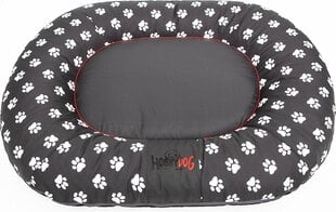 Hobbydog guolis Ponton Prestige, XL, Grey Paws, 100x78 cm kaina ir informacija | Guoliai, pagalvėlės | pigu.lt