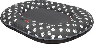 Hobbydog лежак Ponton Prestige, XL, Grey Paws, 100x78 см цена и информация | Лежаки, домики | pigu.lt