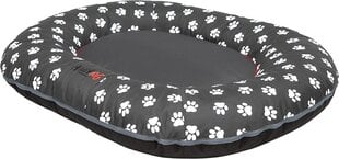 Hobbydog guolis Ponton Prestige, L, Grey Paws, 90x65 cm kaina ir informacija | Guoliai, pagalvėlės | pigu.lt