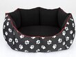 Hobbydog guolis New York, M, Black Paws, 50x40 cm kaina ir informacija | Guoliai, pagalvėlės | pigu.lt