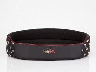 Hobbydog guolis Letenėlės R10, juodas, 98x82 cm kaina ir informacija | Guoliai, pagalvėlės | pigu.lt