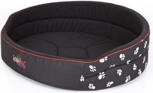 Hobbydog guolis Letenėlės R7, juodas, 76x62 cm kaina ir informacija | Guoliai, pagalvėlės | pigu.lt