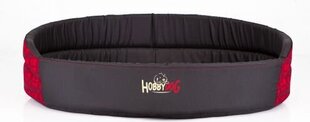 Hobbydog лежак Клеточки R5, черный/красный, 64x50 см цена и информация | Лежаки, домики | pigu.lt