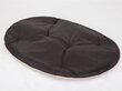 Hobbydog ovali pagalvė Graphite, R9, 87x62 cm kaina ir informacija | Guoliai, pagalvėlės | pigu.lt