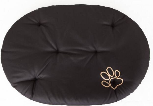 Hobbydog ovali pagalvė Black, R8, 83x60 cm kaina ir informacija | Guoliai, pagalvėlės | pigu.lt