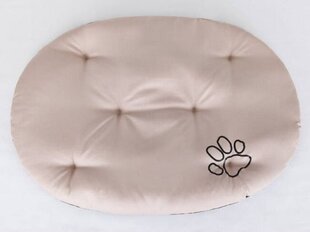 Hobbydog овальная подушка Beige, R7, 79x59 см цена и информация | Лежаки, домики | pigu.lt