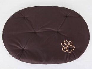 Hobbydog овальная подушка Dark Brown, R6, 75x58 см цена и информация | Лежаки, домики | pigu.lt
