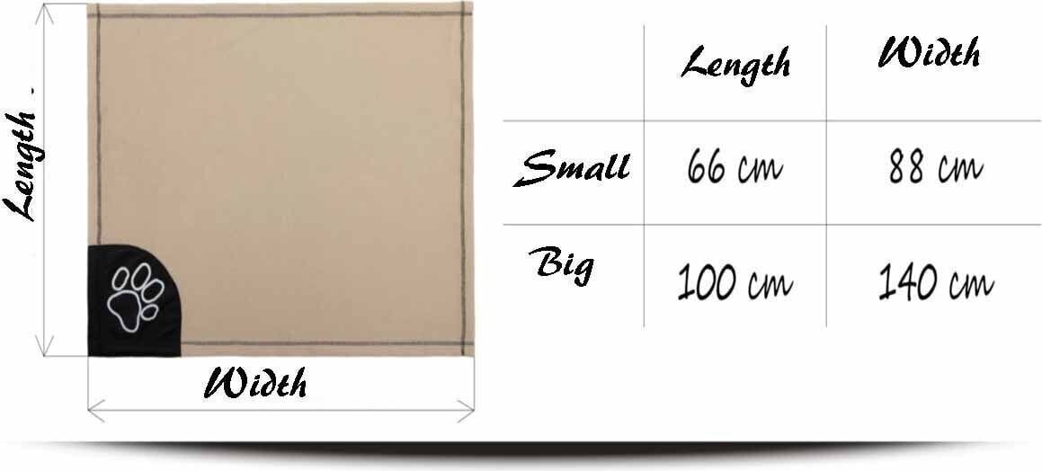 Hobbydog pledas 140 Grey, L, 140x100 cm kaina ir informacija | Guoliai, pagalvėlės | pigu.lt