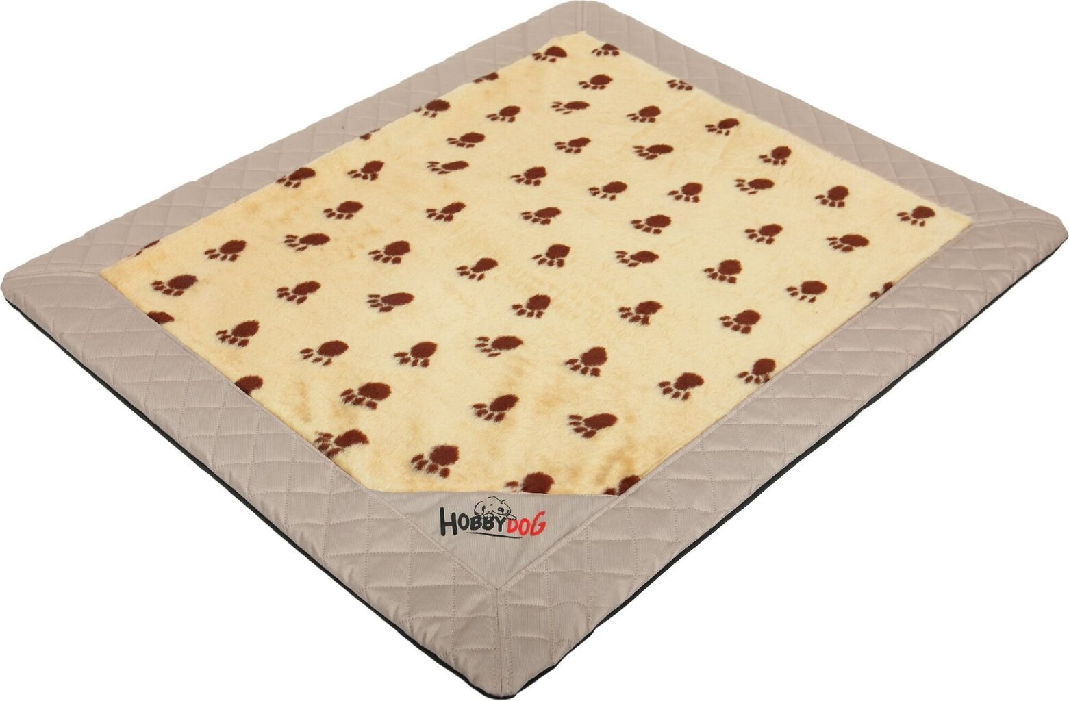 Hobbydog kilimėlis Exclusive, XL, Beige, 110x90 cm kaina ir informacija | Guoliai, pagalvėlės | pigu.lt