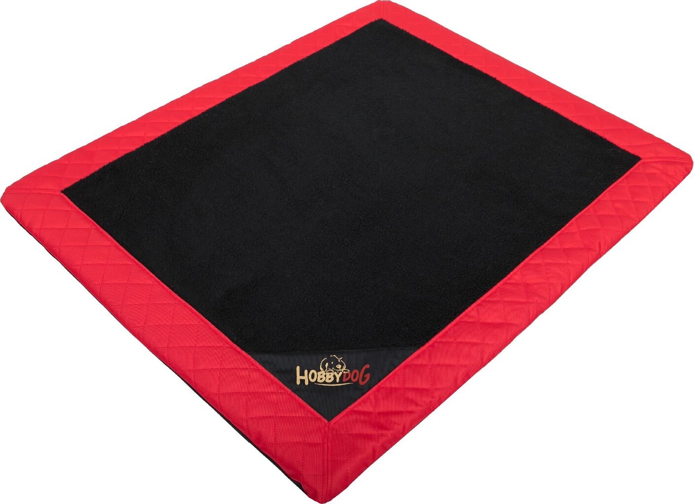 Hobbydog kilimėlis Exclusive, XL, Black/Red, 110x90 cm kaina ir informacija | Guoliai, pagalvėlės | pigu.lt