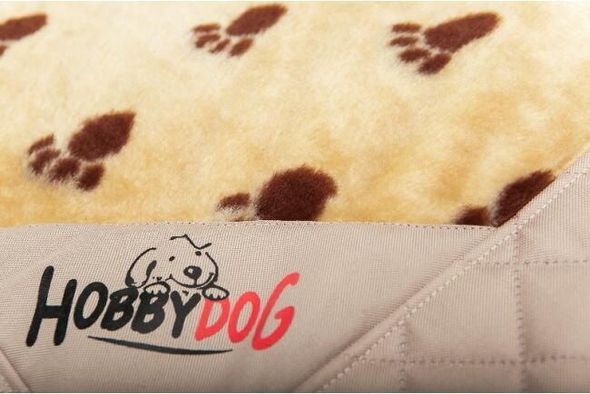 Hobbydog kilimėlis Exclusive, M, Beige, 70x50 cm kaina ir informacija | Guoliai, pagalvėlės | pigu.lt