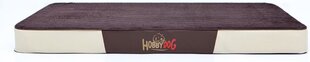 Hobbydog матрас для питомца Premium Velvet Brown/Beige, XL, 120x80 см цена и информация | Лежаки, домики | pigu.lt