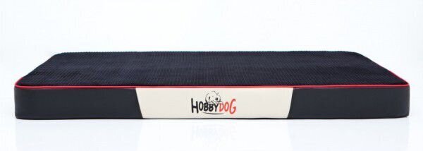 Hobbydog čiužinys augintiniui Premium Velvet Black, L, 100x67 cm kaina ir informacija | Guoliai, pagalvėlės | pigu.lt