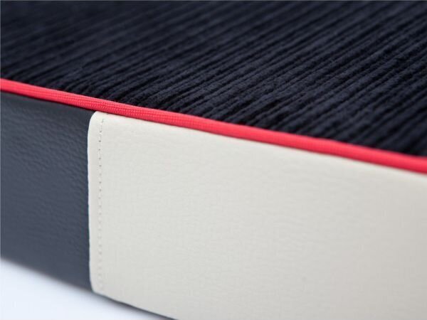 Hobbydog čiužinys augintiniui Premium Velvet Black/Beige, L, 100x67 cm kaina ir informacija | Guoliai, pagalvėlės | pigu.lt