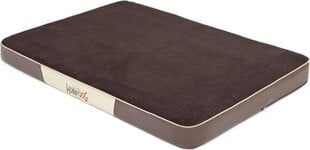 Hobbydog матрас для питомца Premium Velvet Brown, M, 80x54 см цена и информация | Лежаки, домики | pigu.lt