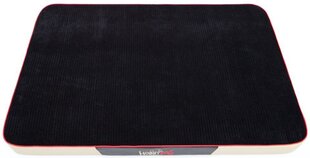 Hobbydog čiužinys augintiniui Premium Velvet Black/Beige, M, 80x54 cm kaina ir informacija | Guoliai, pagalvėlės | pigu.lt