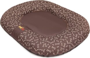 Hobbydog лежак Ponton Prestige, XL, Brown Bones, 100x78 см цена и информация | Лежаки, домики | pigu.lt