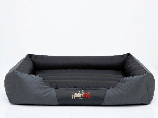 Hobbydog guolis Cesarean Standart, tamsiai pilkas/juodas R3, 95x73 cm kaina ir informacija | Guoliai, pagalvėlės | pigu.lt