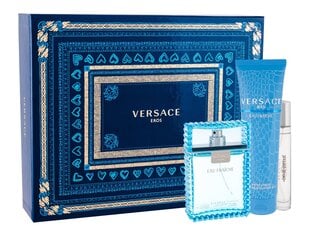 Набор Versace Man Eau Fraiche: EDT для мужчин 100 мл + EDT для мужчин 10 мл + гель для душа 150 мл цена и информация | Versace Духи, косметика | pigu.lt