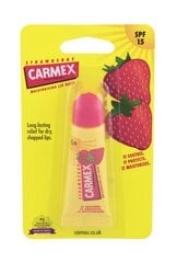 Бальзам для губ Carmex Strawberry SPF15, 10 г цена и информация | Помады, бальзамы, блеск для губ | pigu.lt