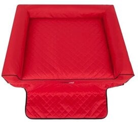 Hobbydog дорожный лежак Viki Trunk Red, R1, 90x70 см цена и информация | Дорожные принадлежности | pigu.lt