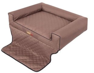 Hobbydog kelioninis guolis Viki Trunk Light Brown, R1, 90x70 cm kaina ir informacija | Kelioniniai reikmenys | pigu.lt