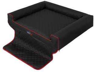 Hobbydog дорожный лежак Viki Trunk Black, R3, 110x90 см цена и информация | Дорожные принадлежности | pigu.lt