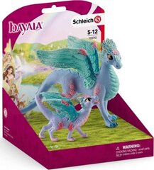 Фигурка Цветочного дракона с детенышем Schleich цена и информация | Игрушки для девочек | pigu.lt