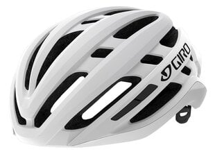 Plento dviračių šalmas Giro Agilis, baltas цена и информация | Шлемы | pigu.lt