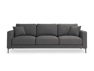 Trivietė sofa Kooko Home Poeme, tamsiai pilka/juoda kaina ir informacija | Kooko Home Baldai ir namų interjeras | pigu.lt