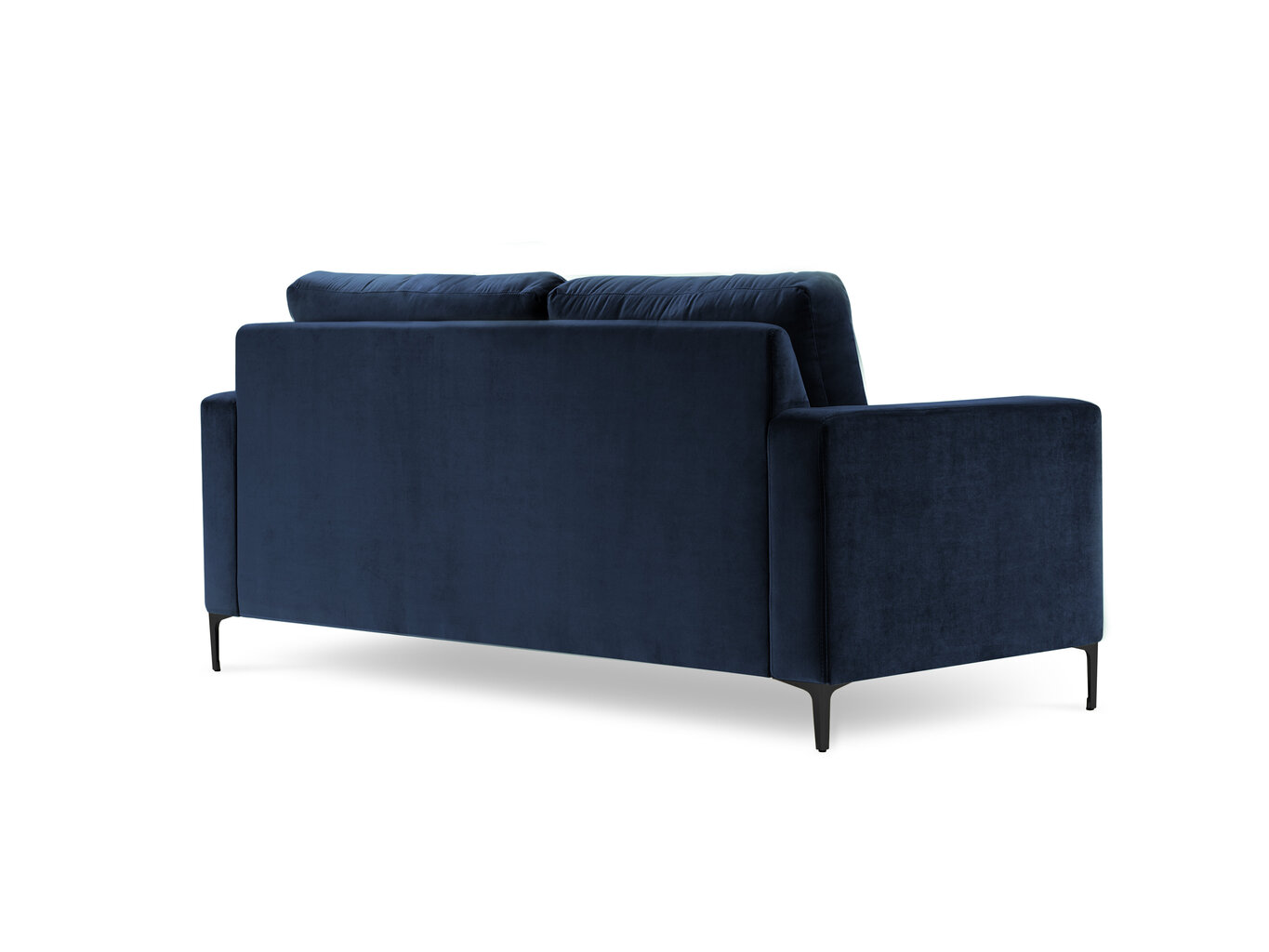 Dvivietė aksominė sofa Kooko Home Harmony, mėlyna kaina ir informacija | Sofos | pigu.lt