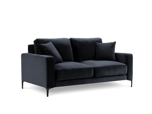 Dvivietė aksominė sofa Kooko Home Harmony, tamsiai mėlyna kaina ir informacija | Sofos | pigu.lt