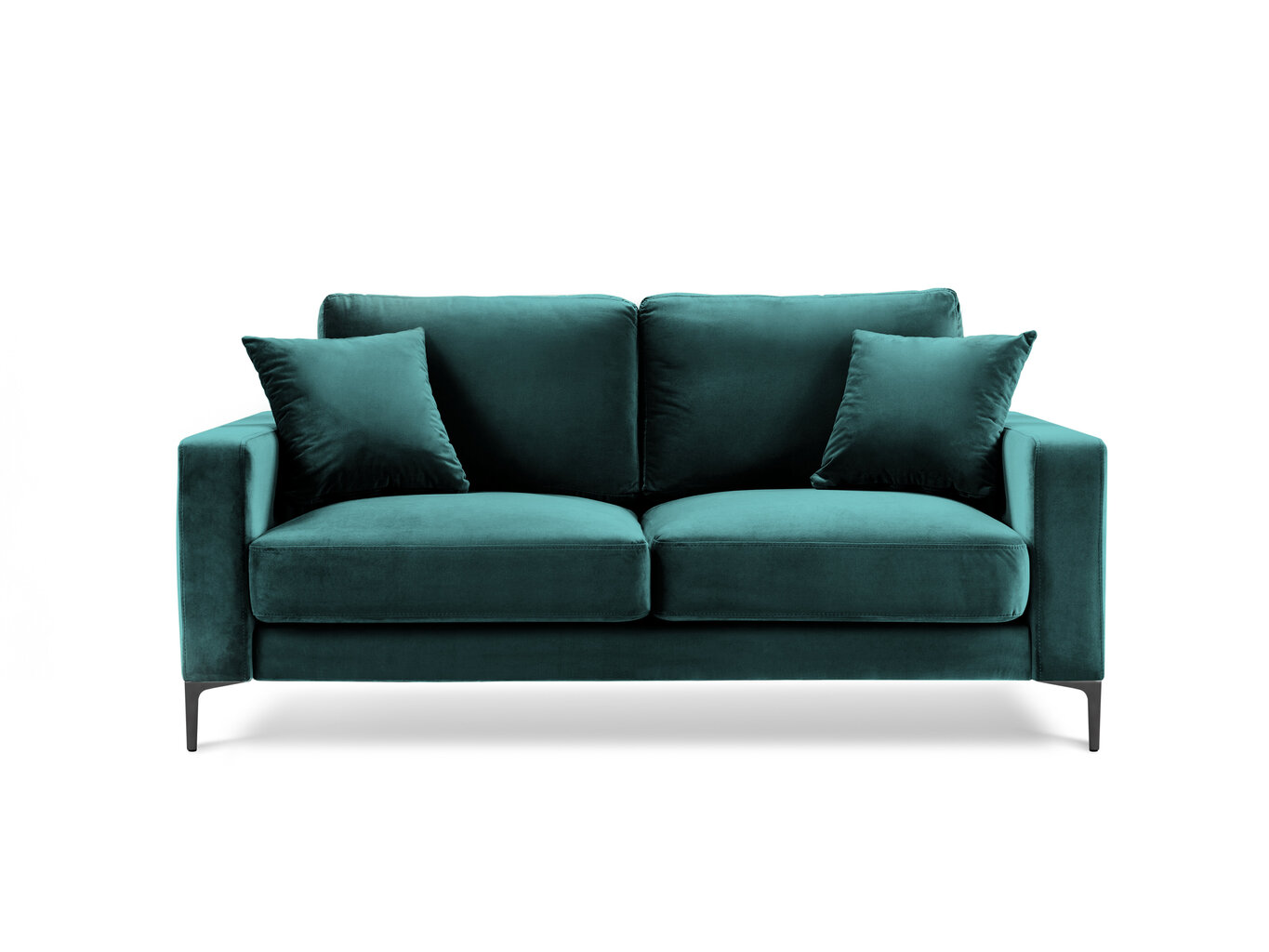 Dvivietė aksominė sofa Kooko Home Harmony, žalia kaina ir informacija | Sofos | pigu.lt