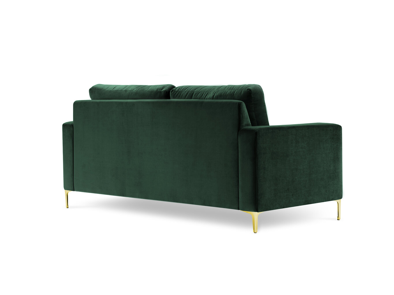 Dvivietė aksominė sofa Kooko Home Poeme, tamsiai žalia kaina ir informacija | Sofos | pigu.lt