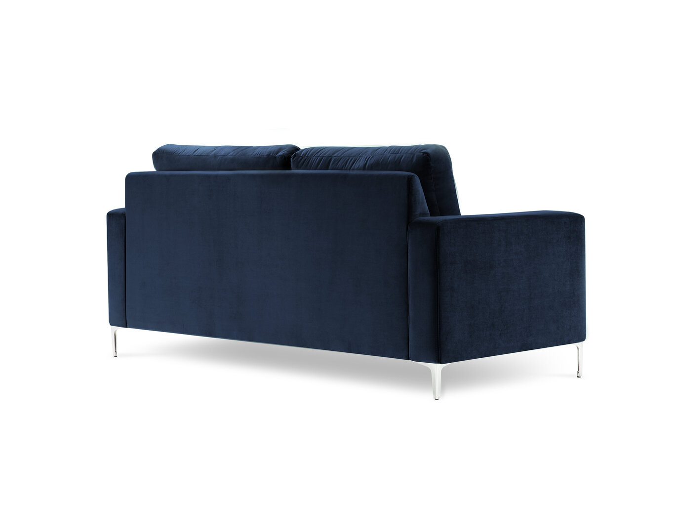 Dvivietė aksominė sofa Kooko Home Lyrique, mėlyna kaina ir informacija | Sofos | pigu.lt