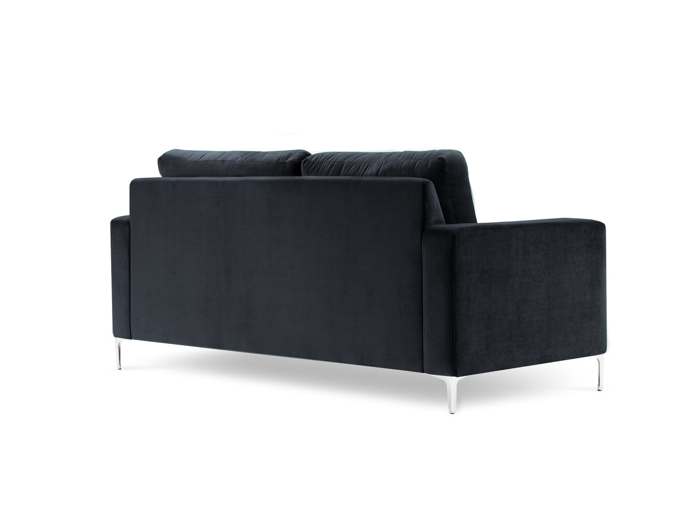 Dvivietė aksominė sofa Kooko Home Lyrique, tamsiai mėlyna kaina ir informacija | Sofos | pigu.lt