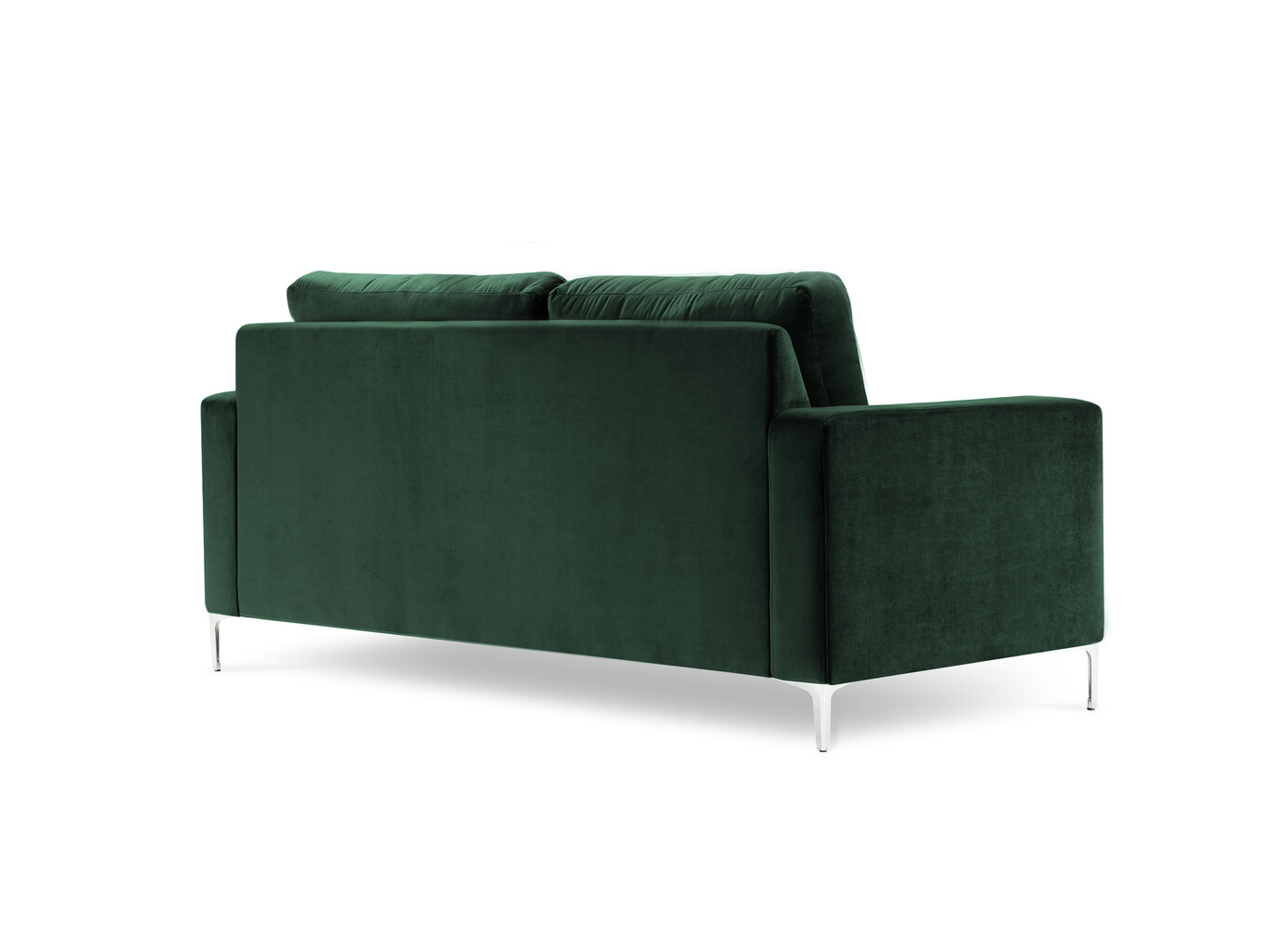 Dvivietė aksominė sofa Kooko Home Lyrique, tamsiai žalia kaina ir informacija | Sofos | pigu.lt