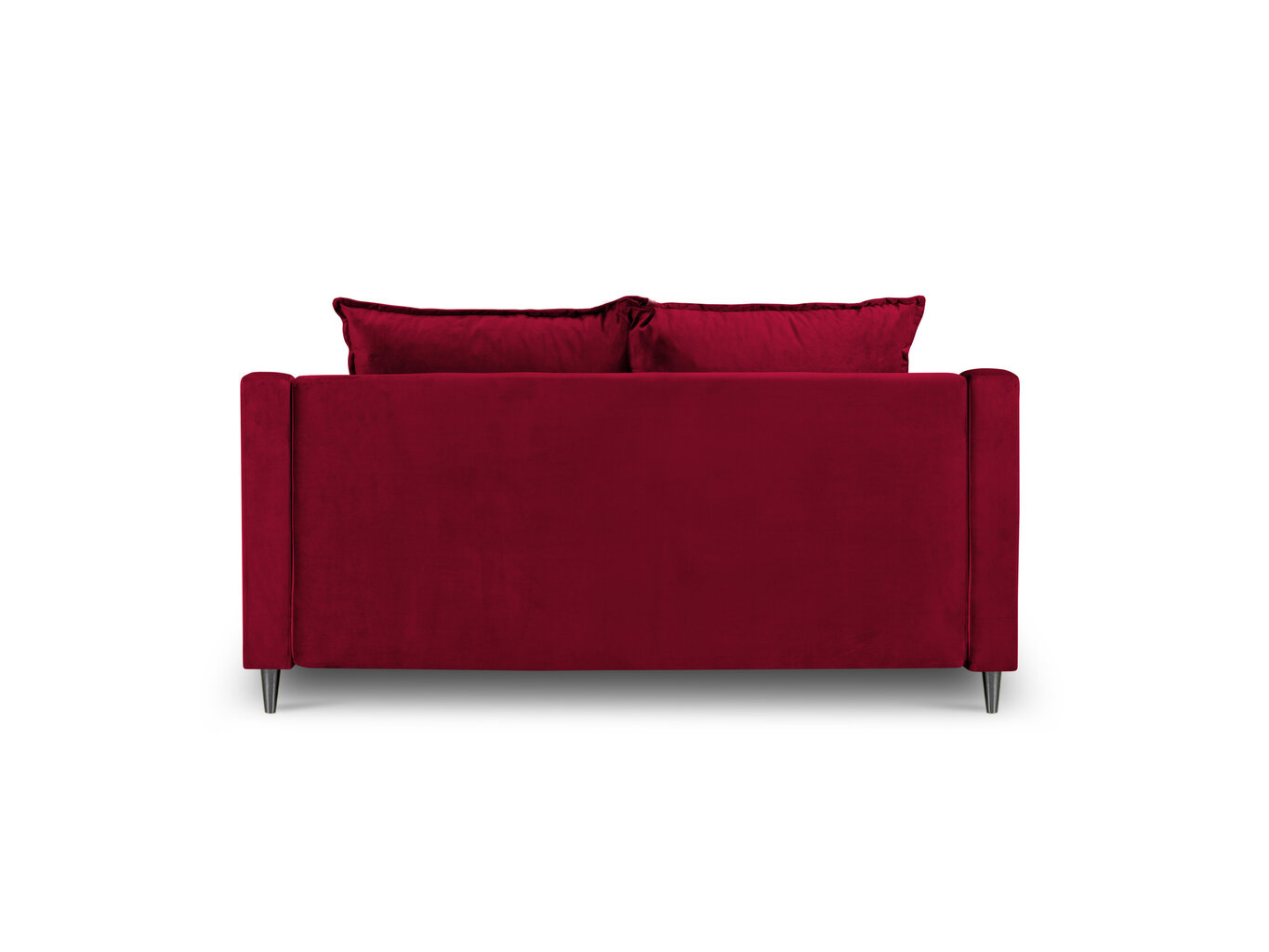 Dvivietė aksominė sofa Mazzini Sofas Lilas, raudona kaina ir informacija | Sofos | pigu.lt