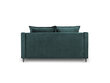 Dvivietė aksominė sofa Mazzini Sofas Lilas, žalia kaina ir informacija | Sofos | pigu.lt