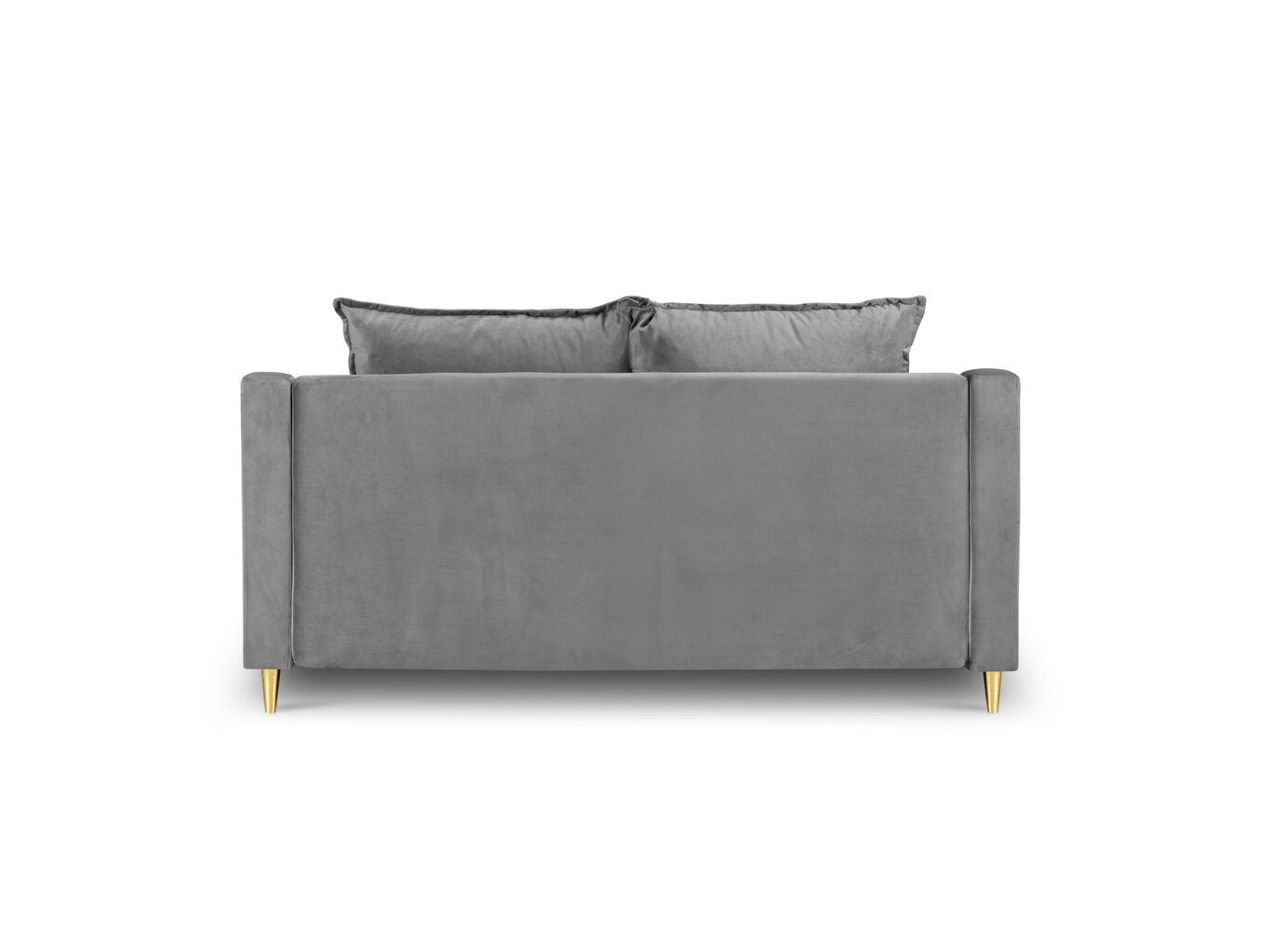 Dvivietė aksominė sofa Mazzini Sofas Pansy, šviesiai pilka kaina ir informacija | Sofos | pigu.lt