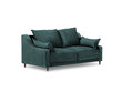 Dvivietė aksominė sofa Mazzini Sofas Freesia, žalia kaina ir informacija | Sofos | pigu.lt