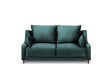 Dvivietė aksominė sofa Mazzini Sofas Freesia, žalia kaina ir informacija | Sofos | pigu.lt