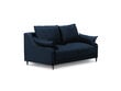 Dvivietė sofa Mazzini Sofas Ancolie, mėlyna kaina ir informacija | Sofos | pigu.lt