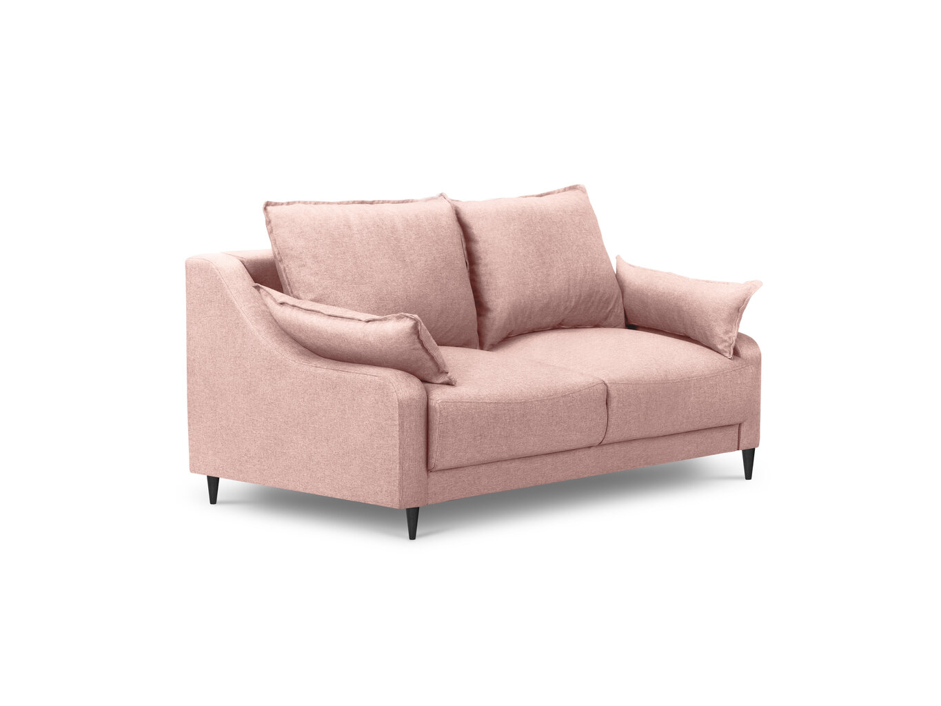 Dvivietė sofa Mazzini Sofas Ancolie, rožinė kaina ir informacija | Sofos | pigu.lt