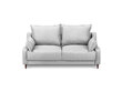 Dvivietė sofa Mazzini Sofas Ancolie, šviesiai pilka kaina ir informacija | Sofos | pigu.lt